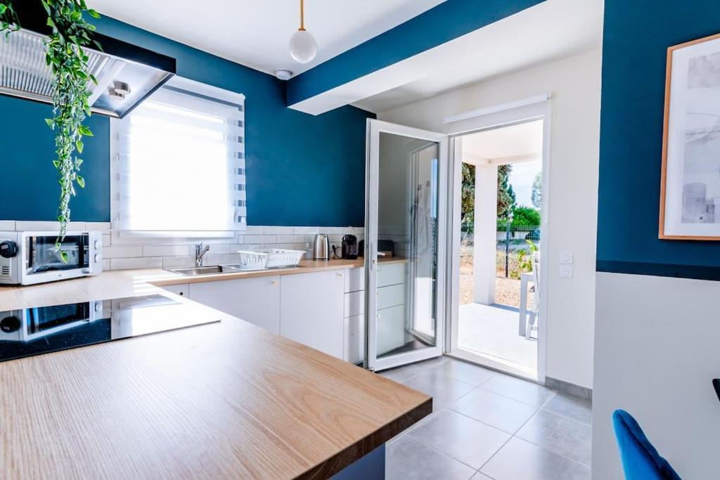 ☆ Blue Provencal Appartement ☆ Morieres-les-Avignon المظهر الخارجي الصورة